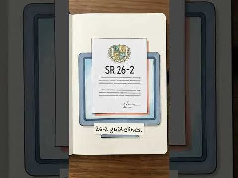 Video thumbnail: SR 26-2 and model risk procurement in brief